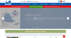 Desktop Screenshot of leisureaquaticlifts.com